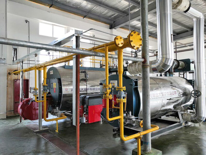 臥式燃?xì)鈱?dǎo)熱油鍋爐現(xiàn)場圖一